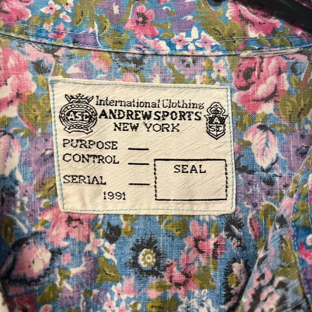 Vintage floral blouse